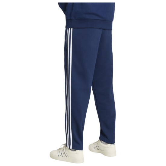 Adidas Ανδρικό παντελόνι φόρμας Essential 3-Stripes Fleece Tapered Open-Hem Pants